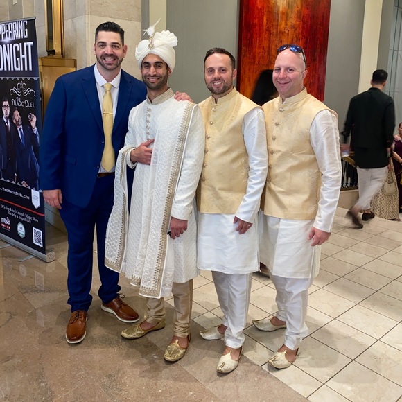 Kurta Bundi Nehru Jacket Set & Shoes - Picture 4 of 7